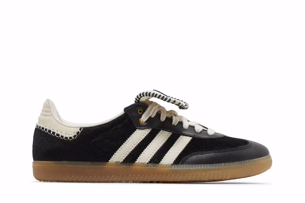 Wales Bonner x adidas Samba Pony Black, view 2