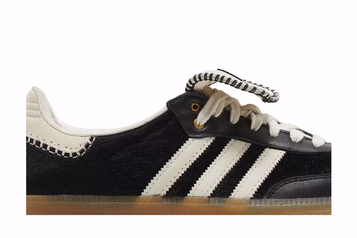 Wales Bonner x adidas Samba Pony Black, view 3