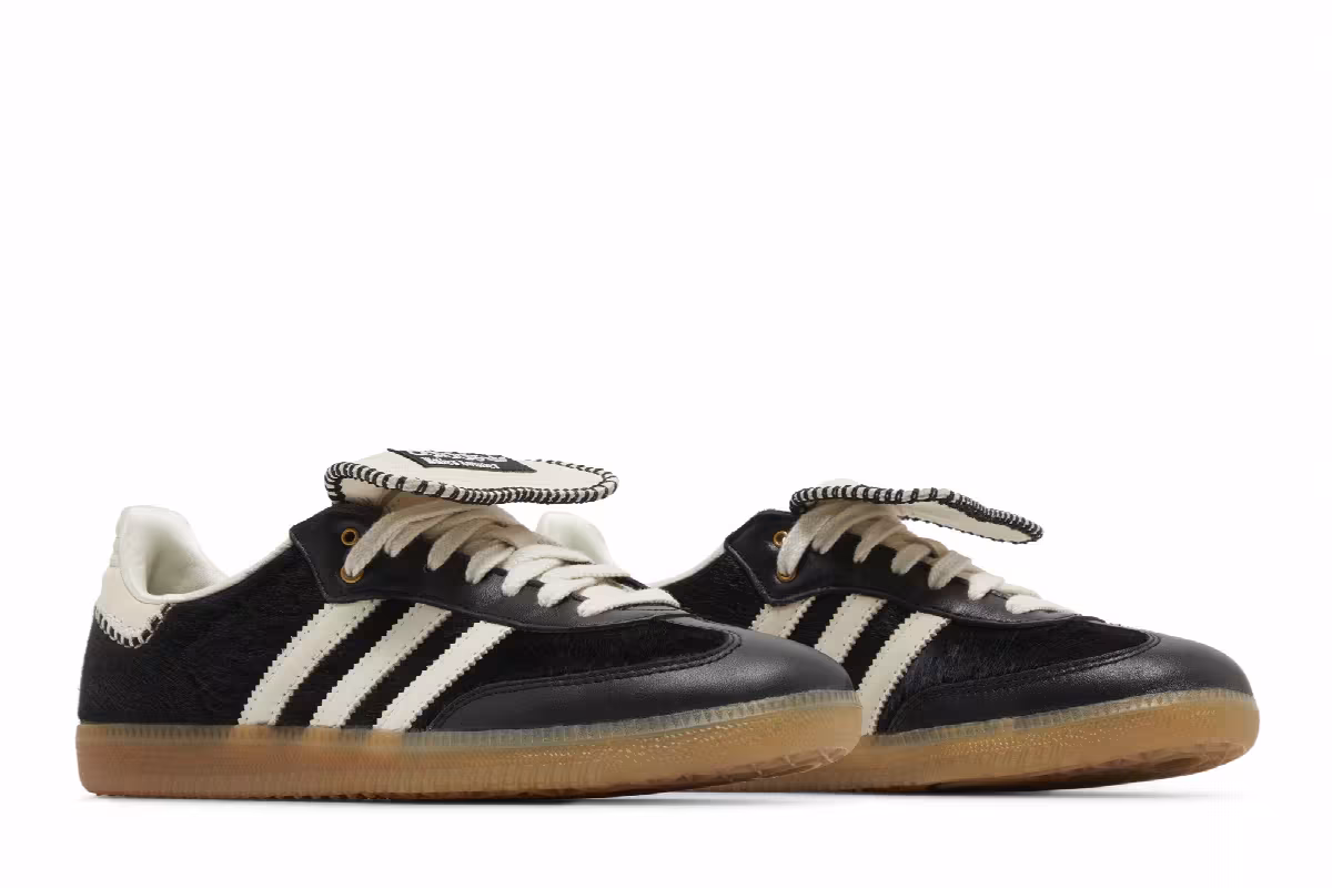 Wales Bonner x adidas Samba Pony Black, view 9