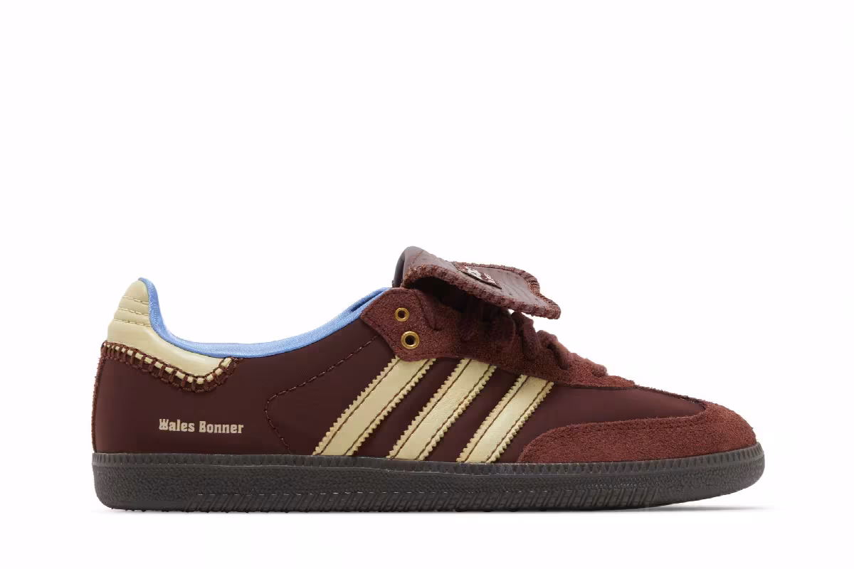 Wales Bonner x adidas Samba Nylon Fox Brown, view 2