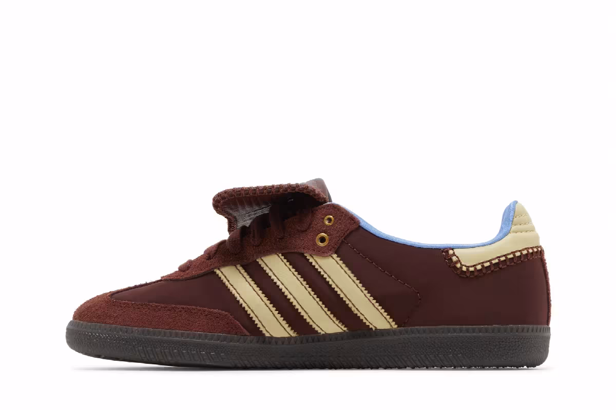 Wales Bonner x adidas Samba Nylon Fox Brown, view 4