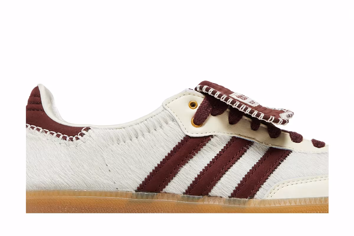 Wales Bonner x adidas Samba Pony Cream White, view 3