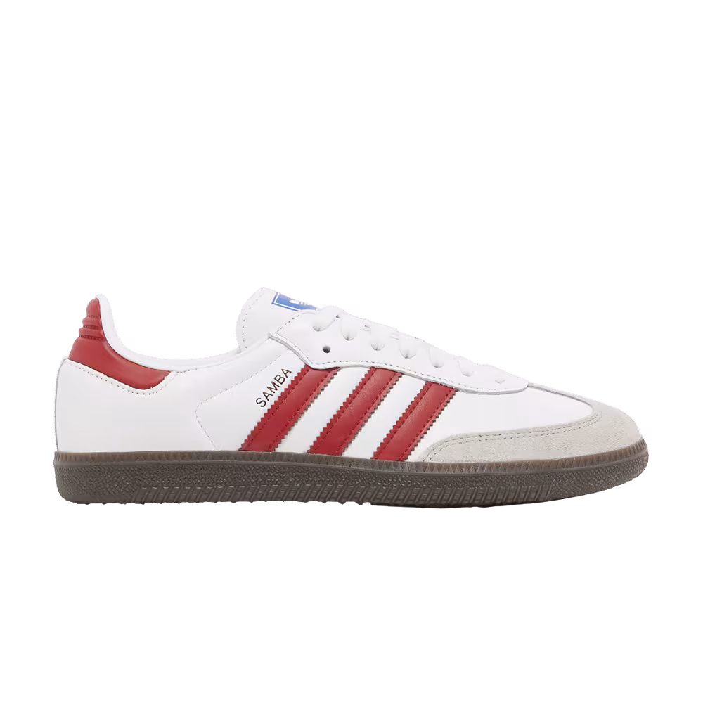 adidas Samba OG White Scarlet