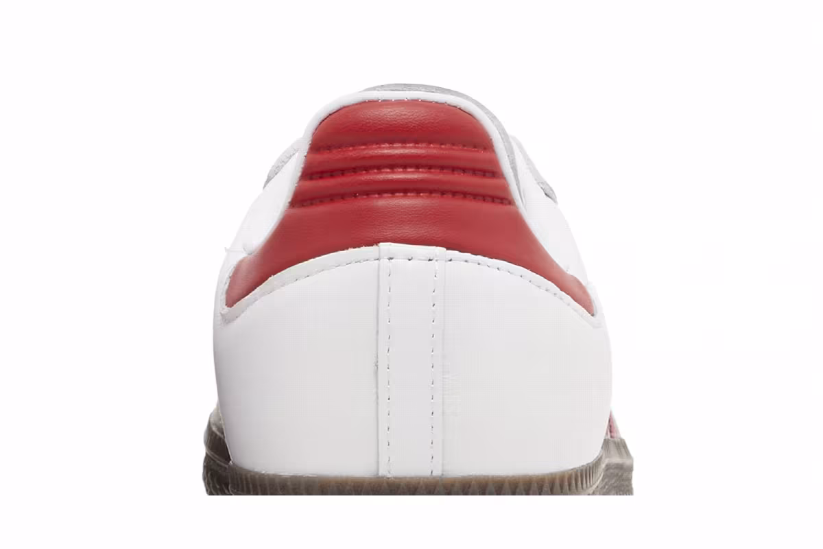 adidas Samba OG White Scarlet, view 8