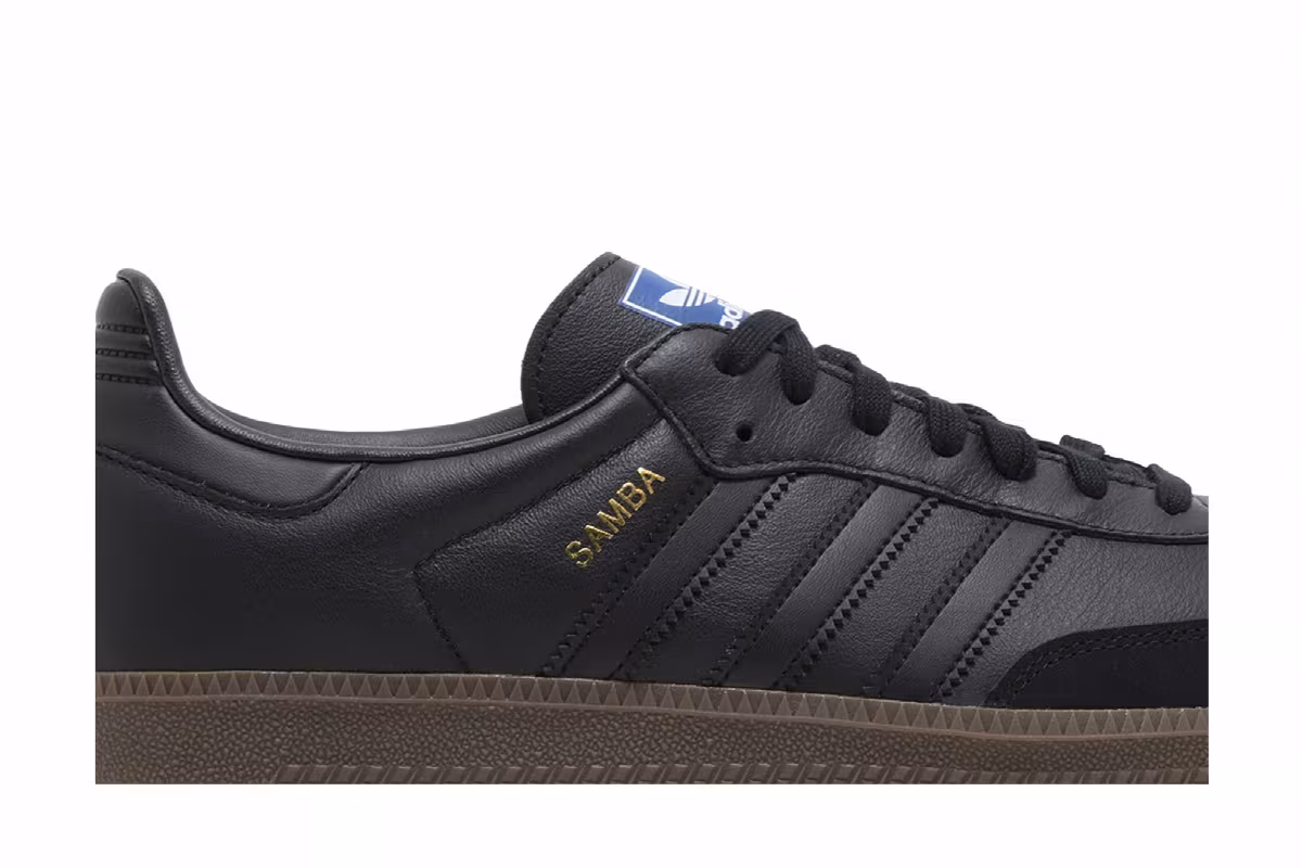 adidas Men's Samba OG Triple Black, view 3