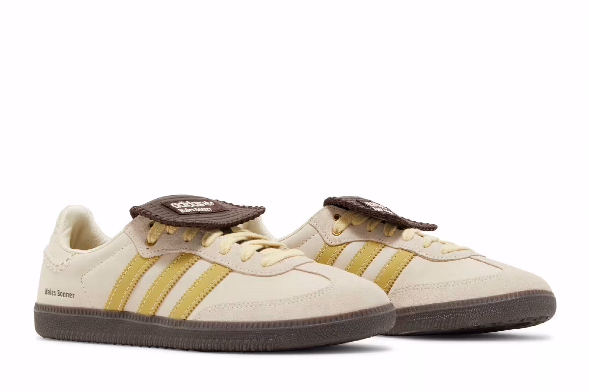 Wales Bonner x adidas Samba Ecru Tint Yellow, view 9