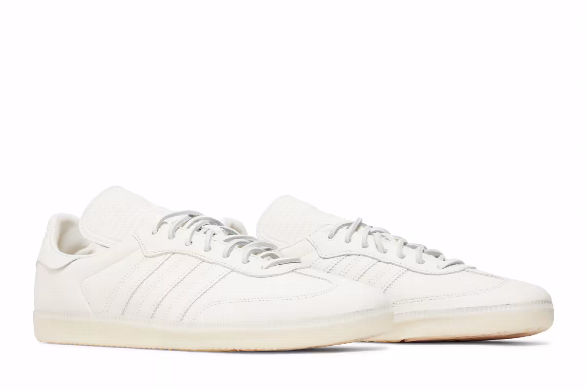 Men's Pharrell x adidas Samba Human Race White, view 9