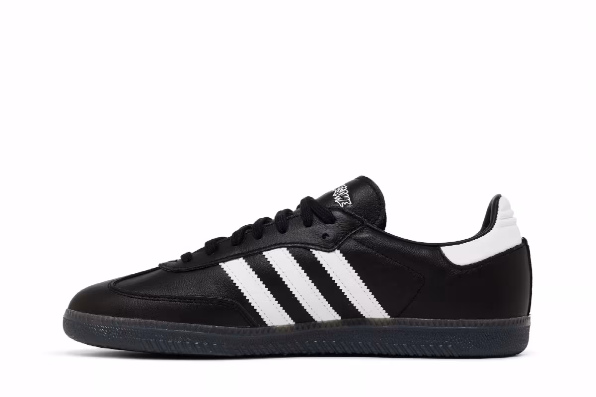 Fucking Awesome x adidas Samba Black White, view 4