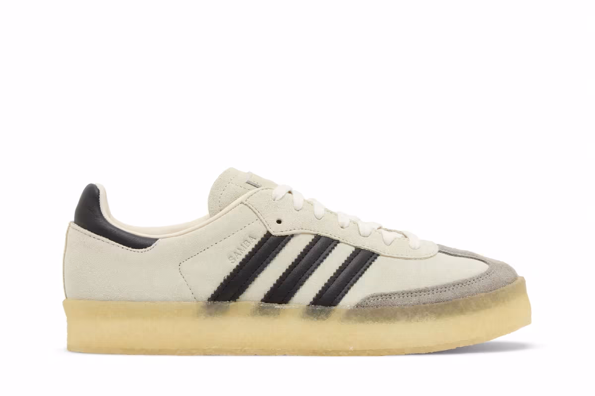 Ronnie Fieg x Clarks x adidas 8th Street Samba Kithmas Collection - White Black, view 2
