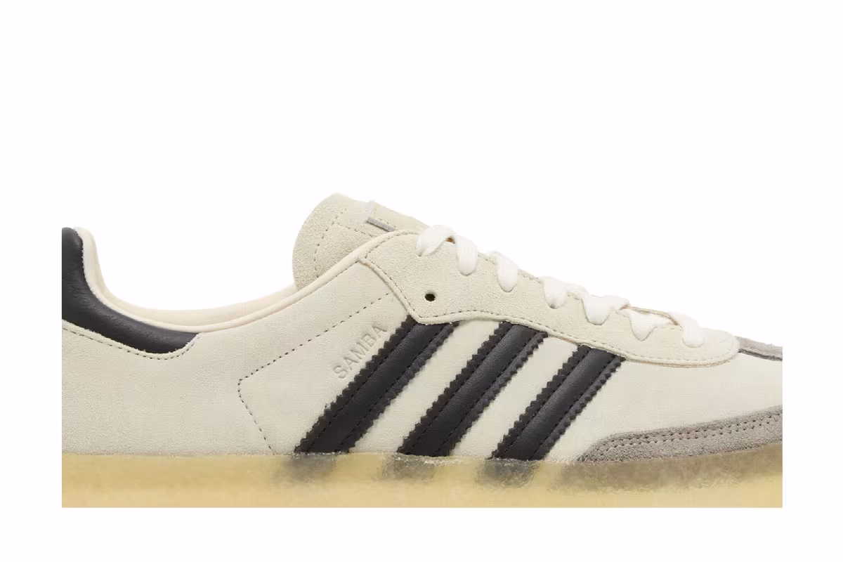 Ronnie Fieg x Clarks x adidas 8th Street Samba Kithmas Collection - White Black, view 3