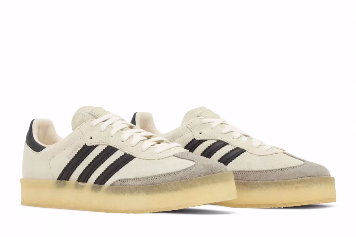 Ronnie Fieg x Clarks x adidas 8th Street Samba Kithmas Collection - White Black, view 9
