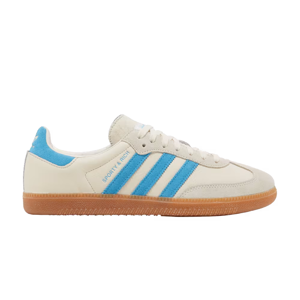 Sporty & Rich x adidas Samba OG Cream Blue