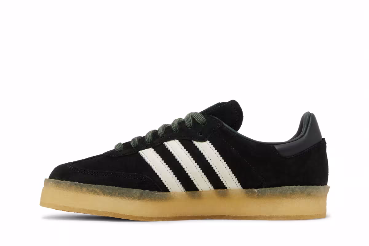 Ronnie Fieg x Clarks x adidas 8th Street Samba Shadow Green, view 4