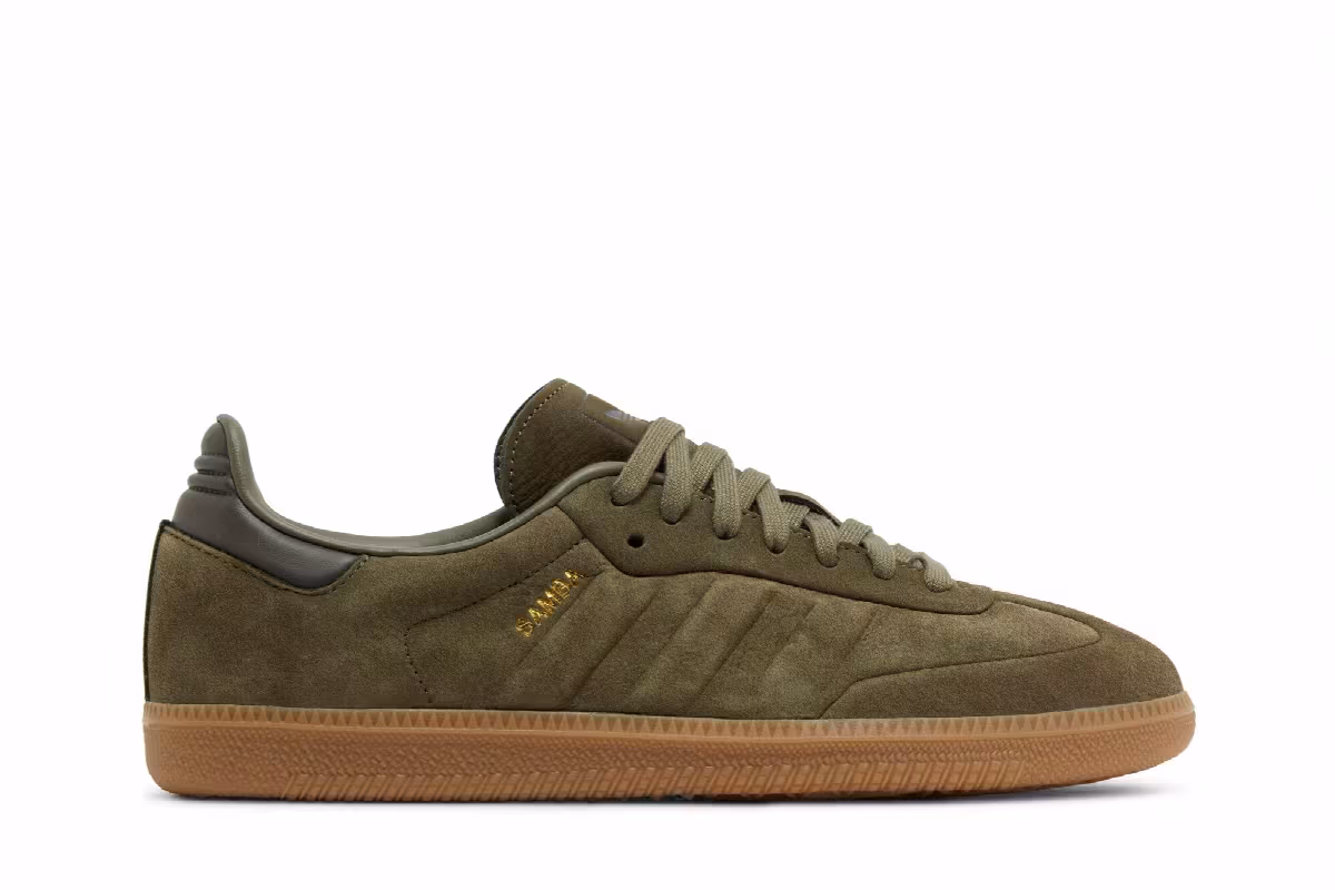 adidas Samba Olive Strata Gum, view 2