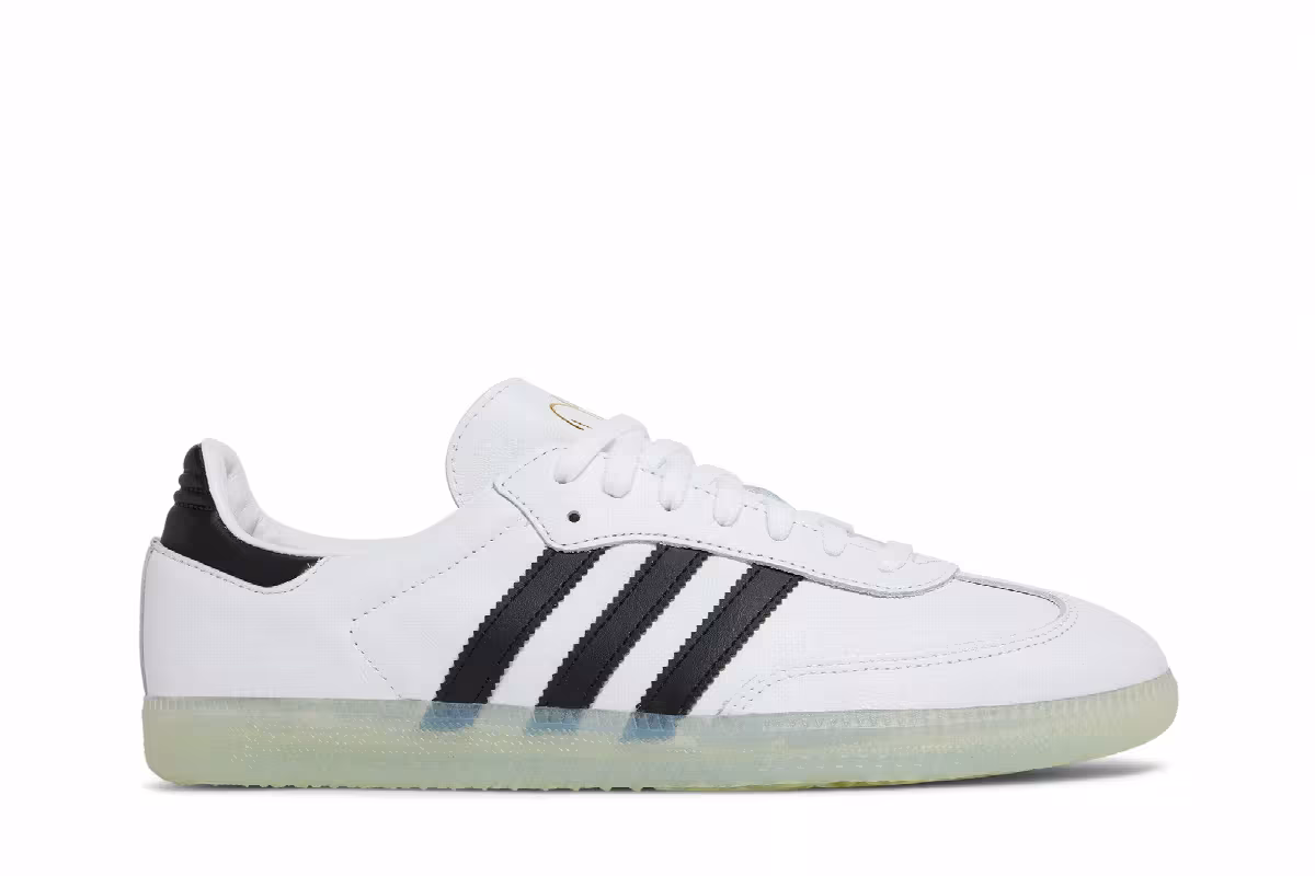 Jason Dill x adidas Samba White Black, view 2