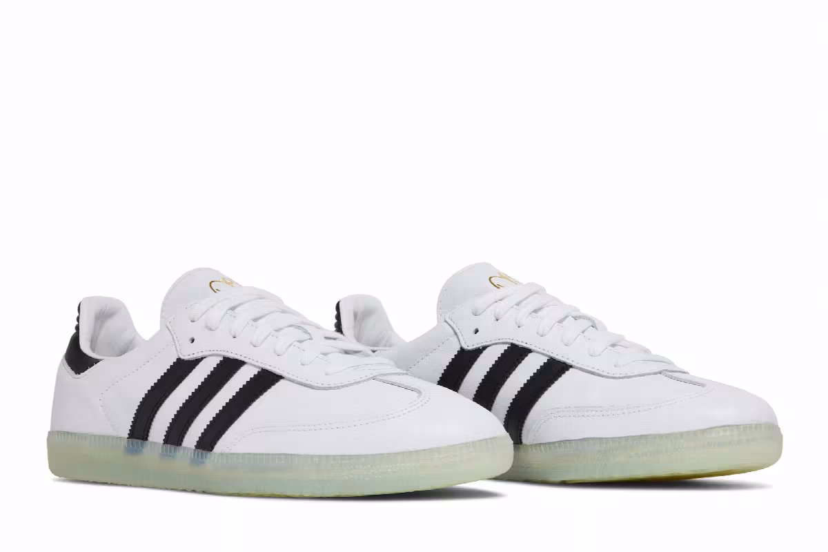 Jason Dill x adidas Samba White Black, view 9