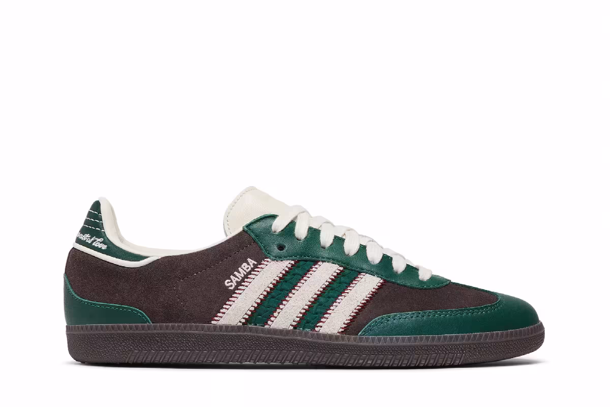 notitle x adidas Samba Green, view 2