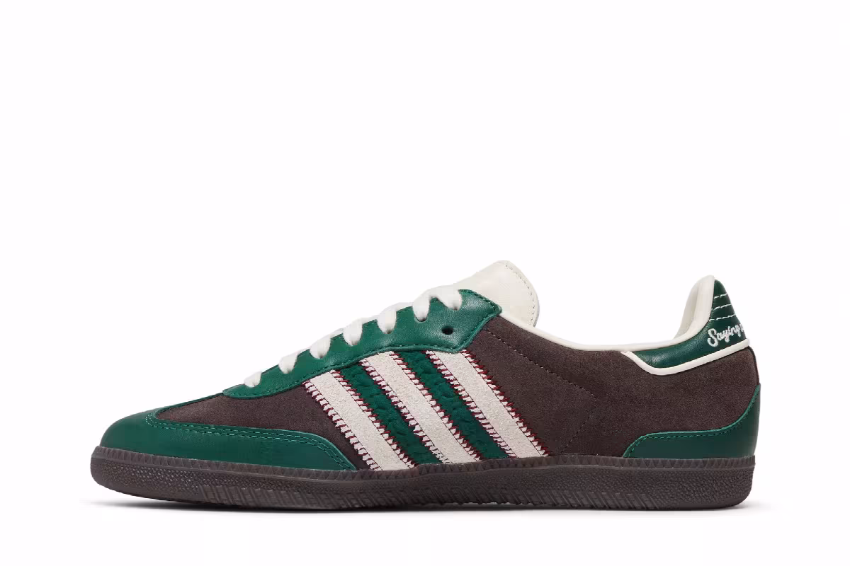 notitle x adidas Samba Green, view 4