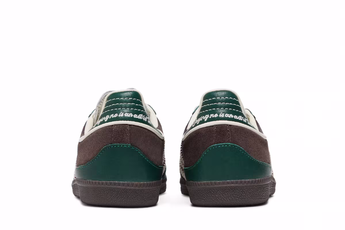 notitle x adidas Samba Green, view 7