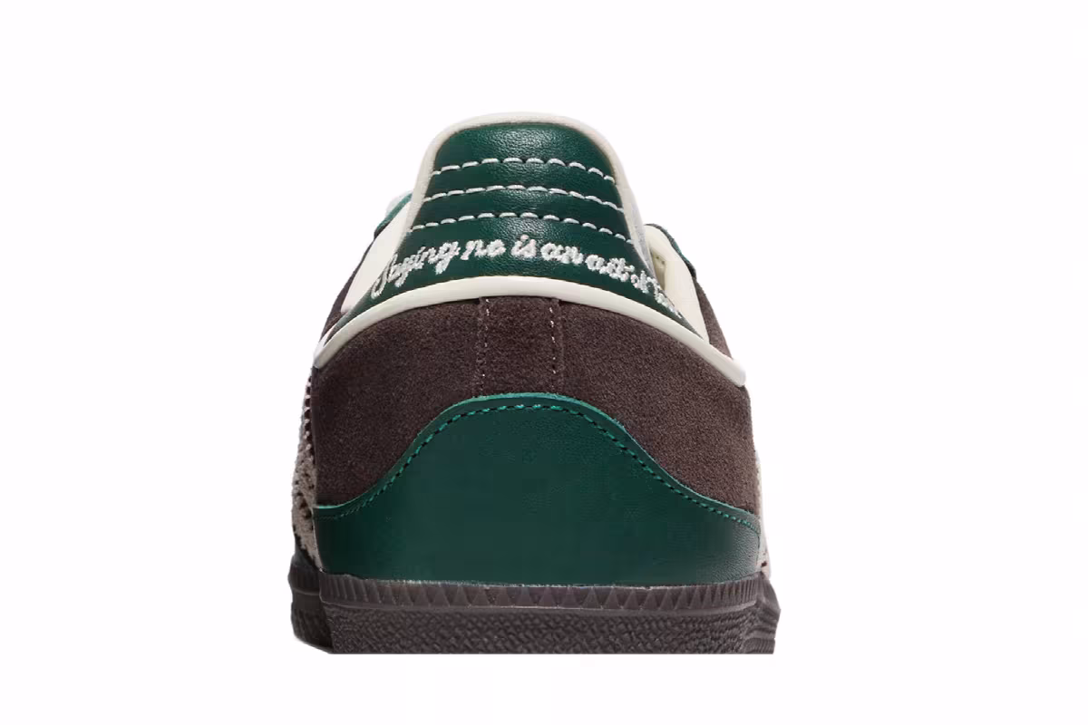 notitle x adidas Samba Green, view 8