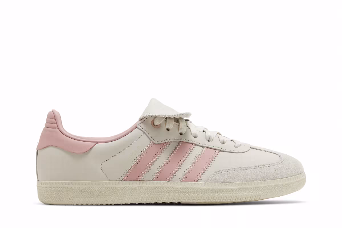 Pharrell x adidas Samba Human Race Aluminium Wonder Mauve, view 2