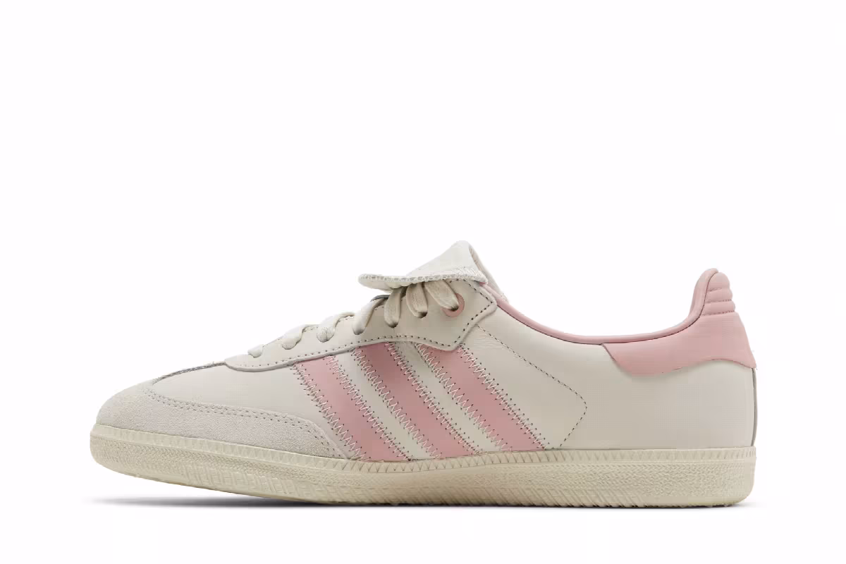 Pharrell x adidas Samba Human Race Aluminium Wonder Mauve, view 4