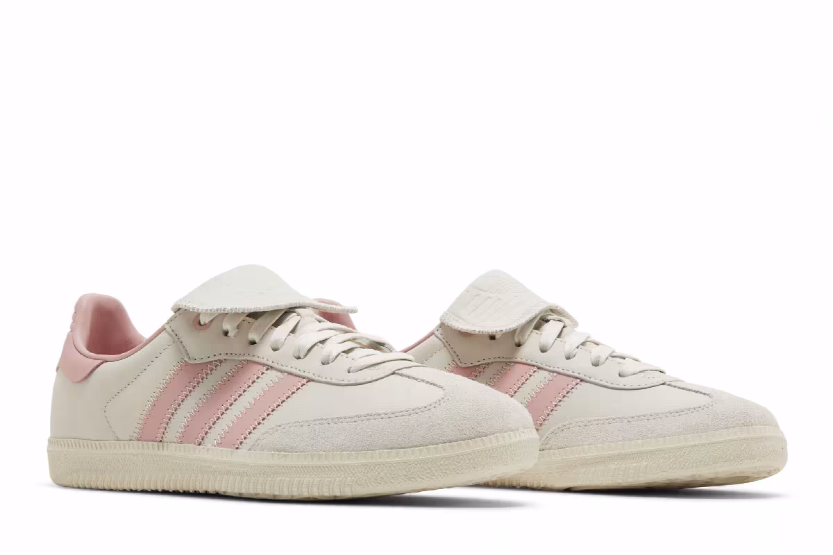 Pharrell x adidas Samba Human Race Aluminium Wonder Mauve, view 9