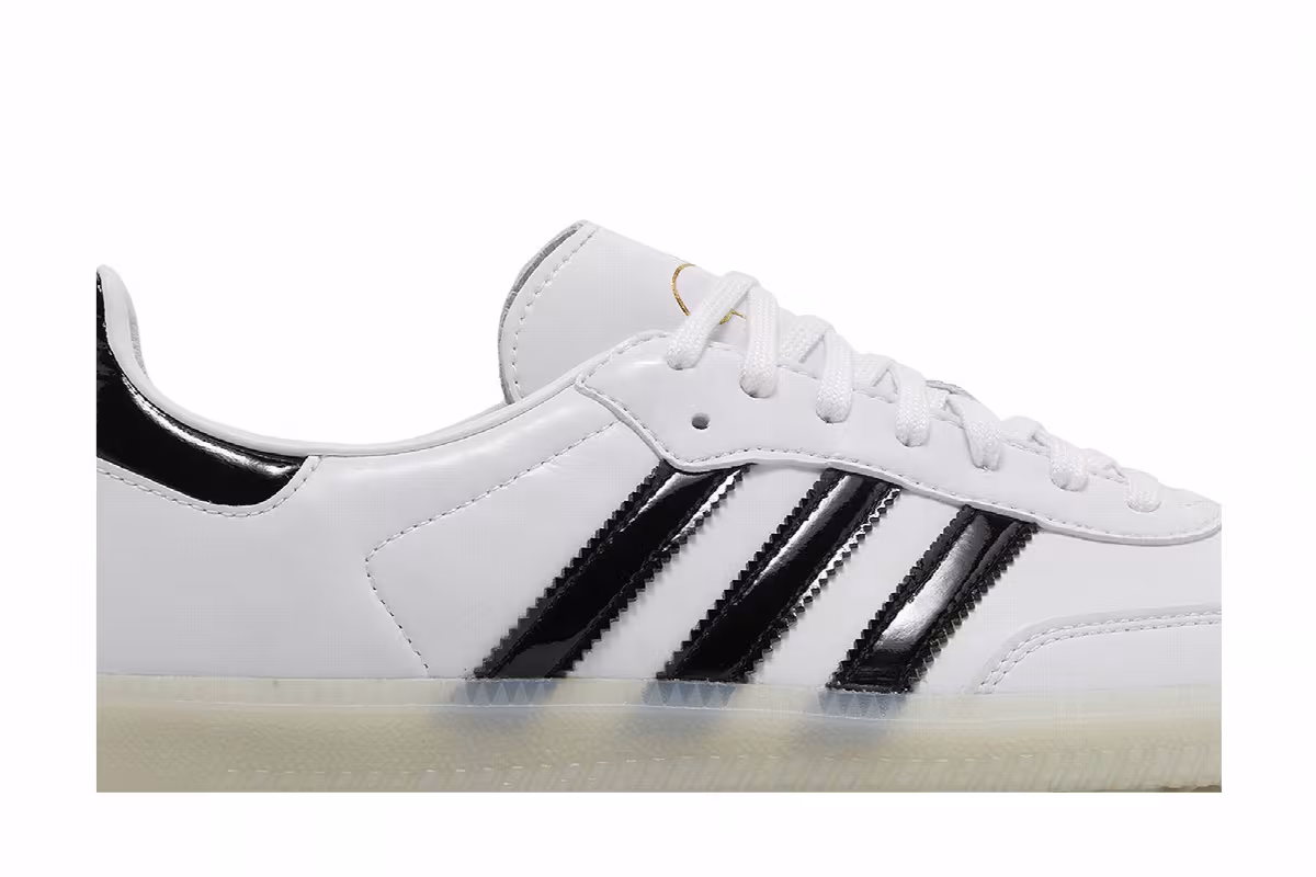 Jason Dill x adidas Samba White Black, view 3