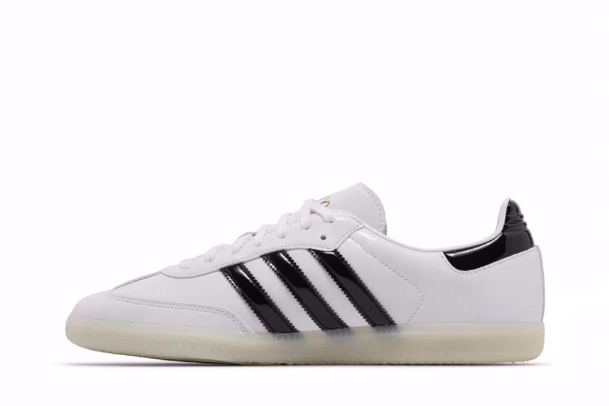 Jason Dill x adidas Samba White Black, view 4