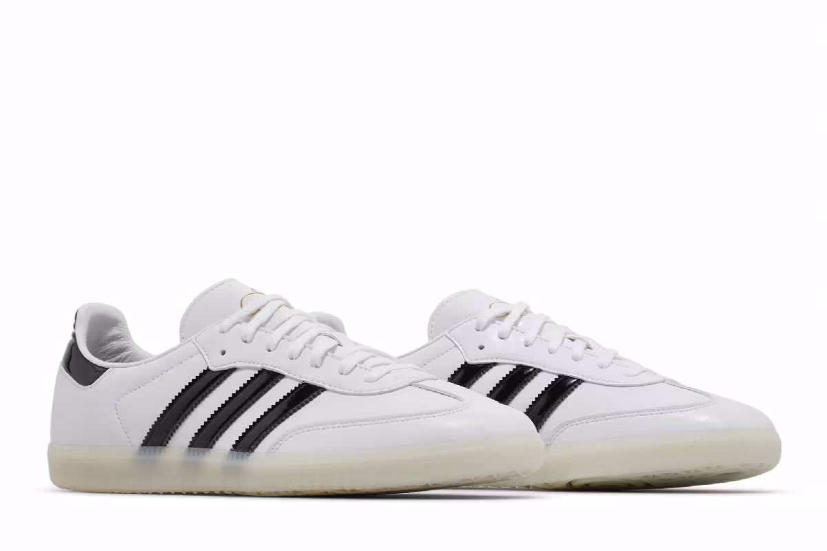 Jason Dill x adidas Samba White Black, view 9