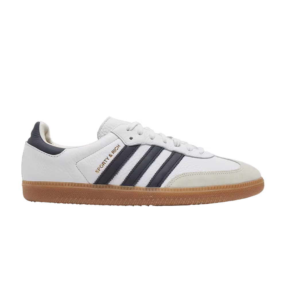 Sporty & Rich x adidas Samba OG White Legend Ink