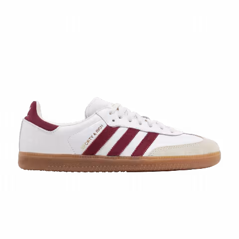 Sporty & Rich x adidas Samba OG 'White Core Burgundy'