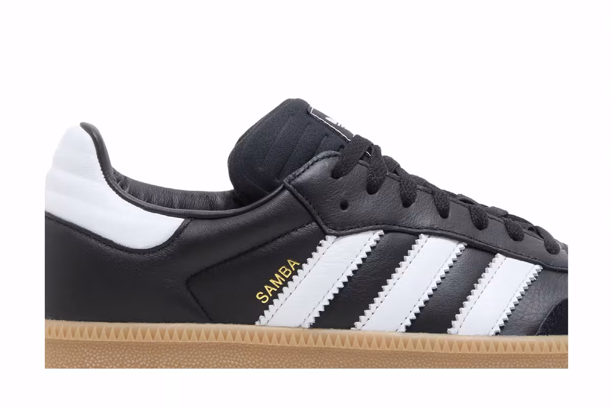 adidas Samba XLG Black White Gum, view 3