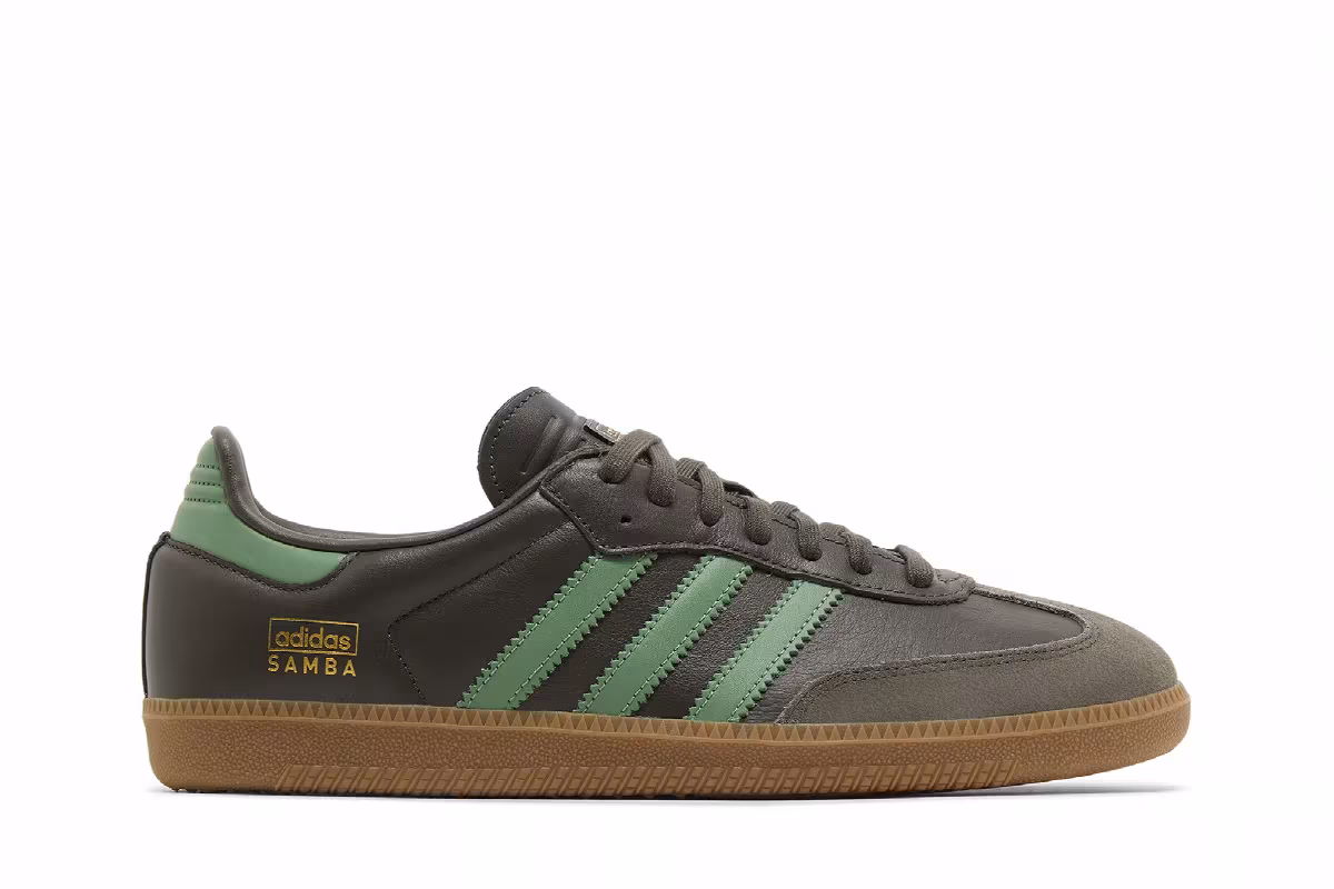 adidas Samba OG Shadow Olive Green, view 2
