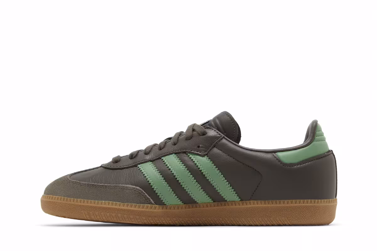adidas Samba OG Shadow Olive Green, view 4