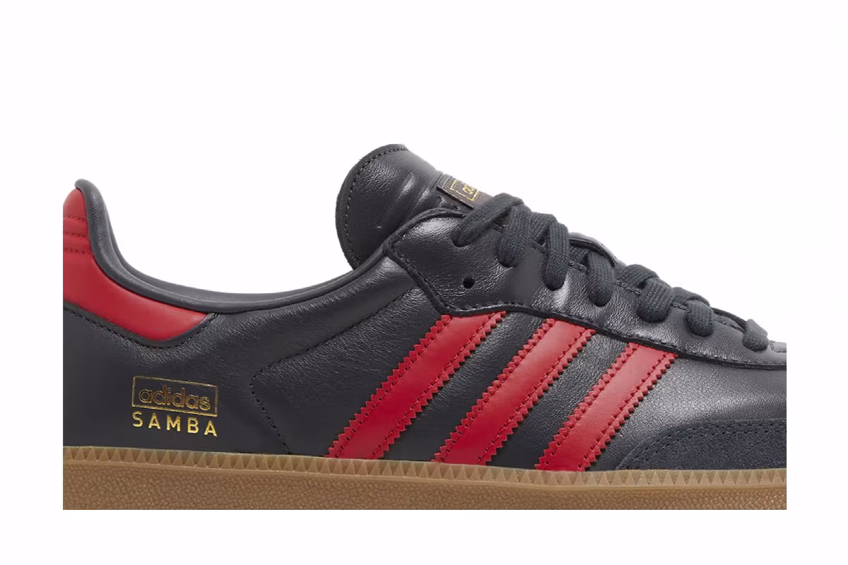 adidas Samba OG Carbon Scarlet, view 3