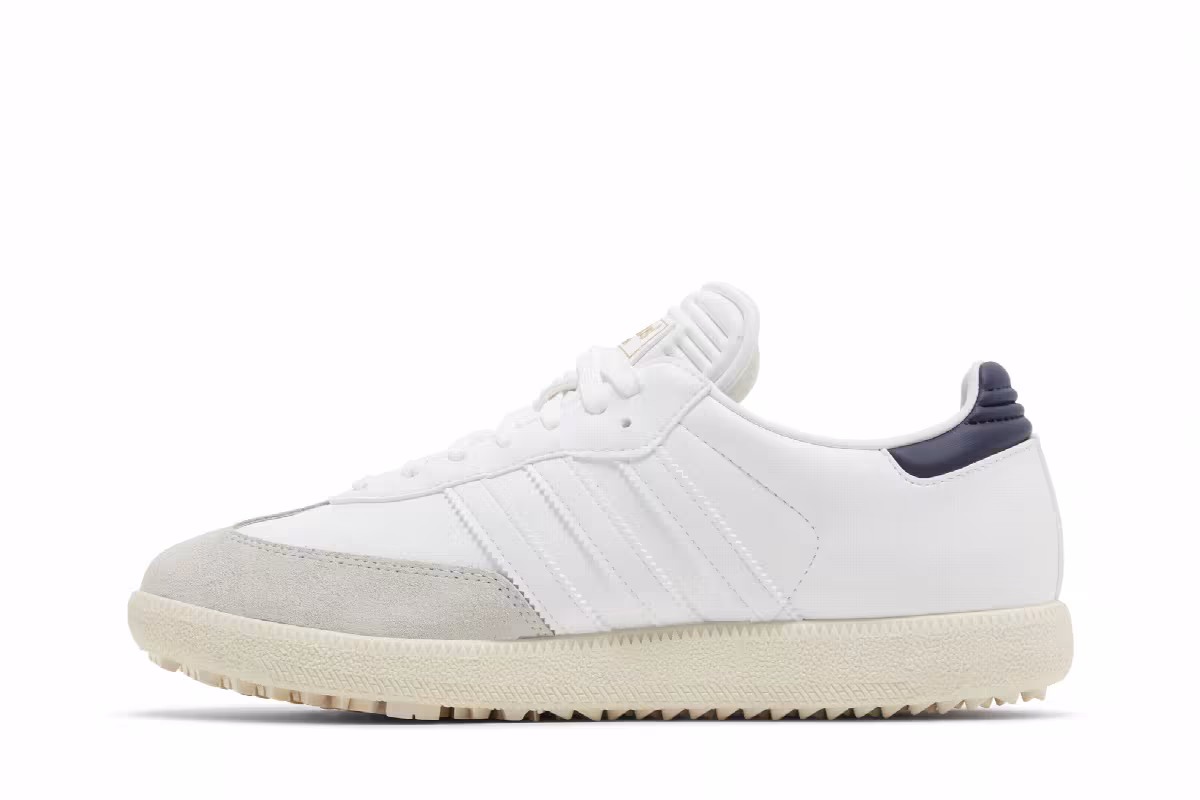 adidas Samba Spikeless Golf White Collegiate Navy, view 4