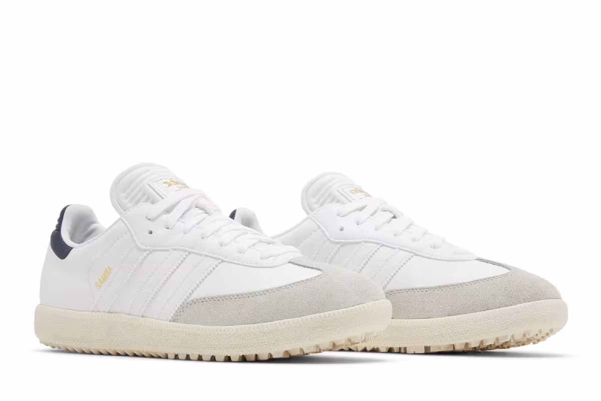 adidas Samba Spikeless Golf White Collegiate Navy, view 9