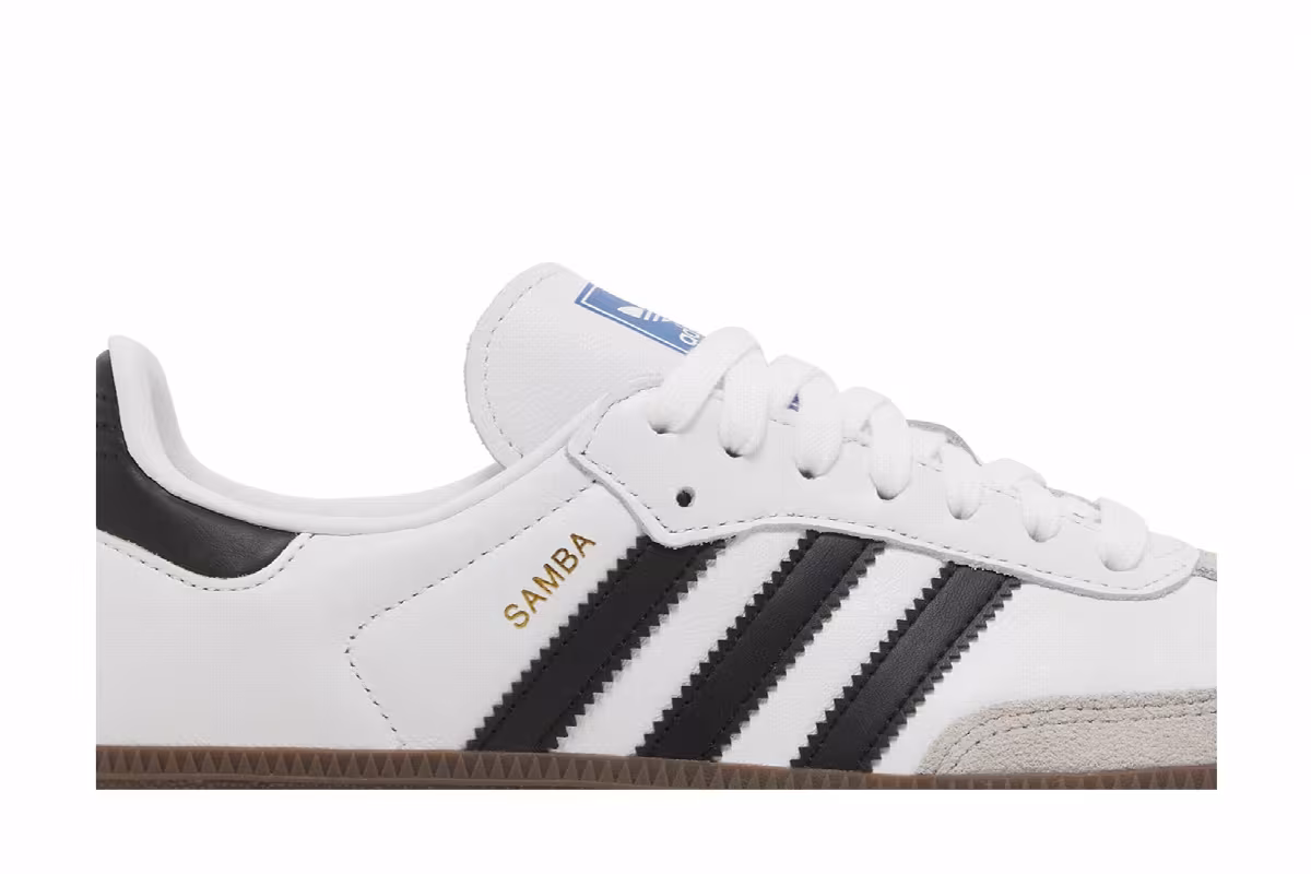 adidas Women's Samba OG White Clear Granite, view 3