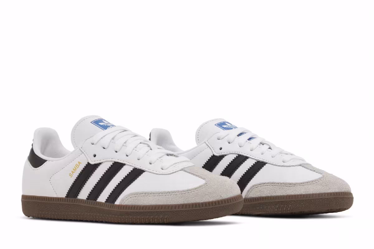 adidas Women's Samba OG White Clear Granite, view 9