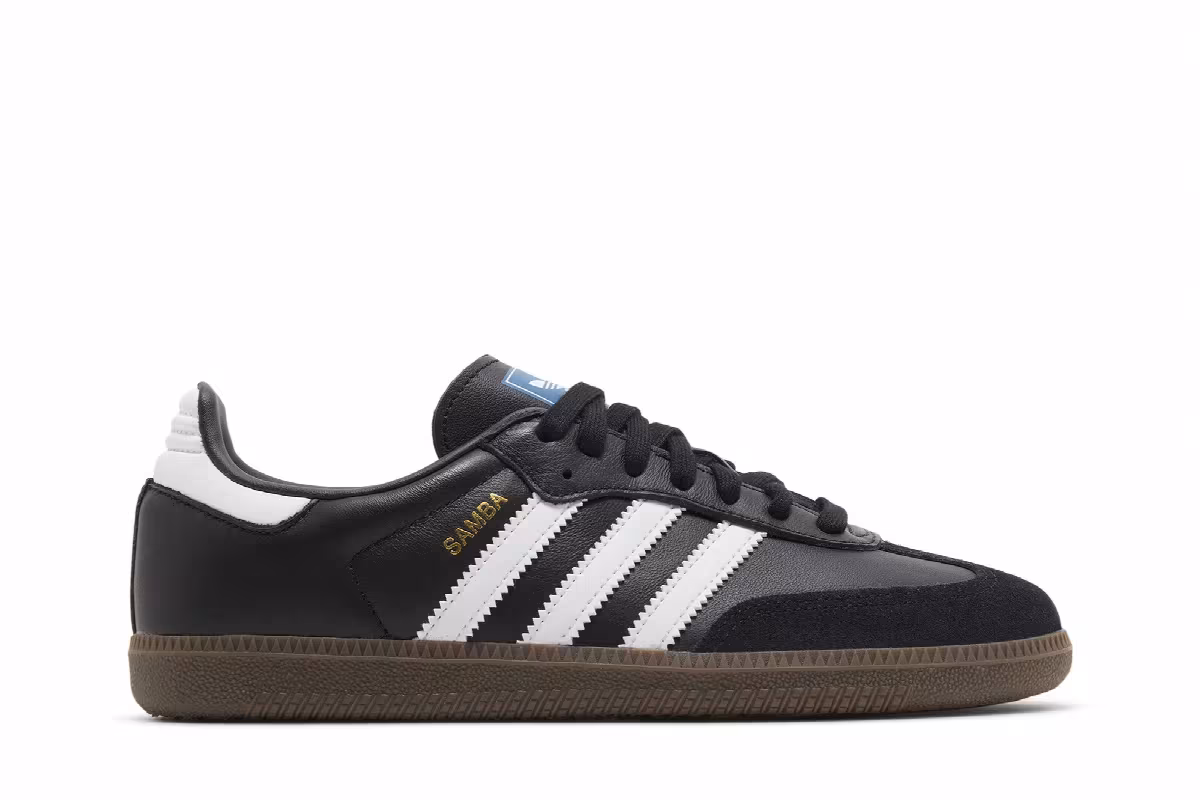 adidas Women's Samba OG Black Clear Granite, view 2
