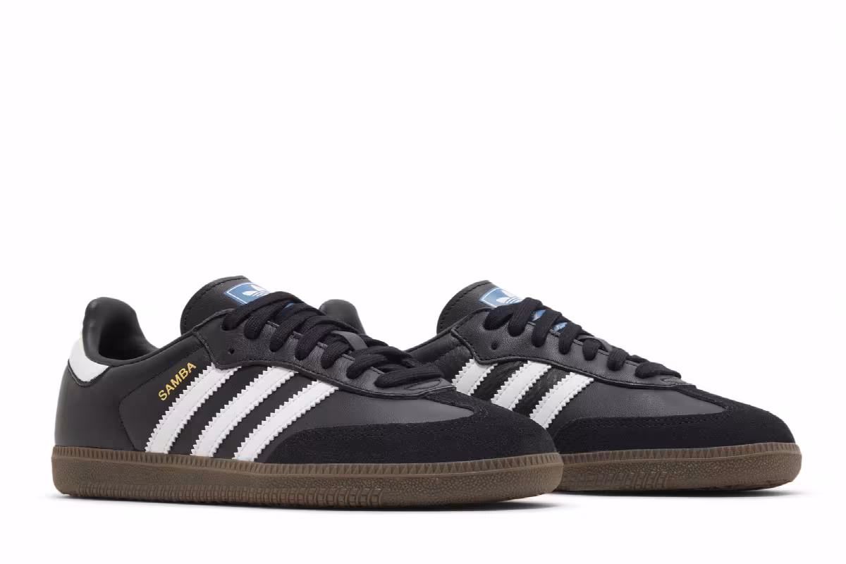 adidas Women's Samba OG Black Clear Granite, view 9