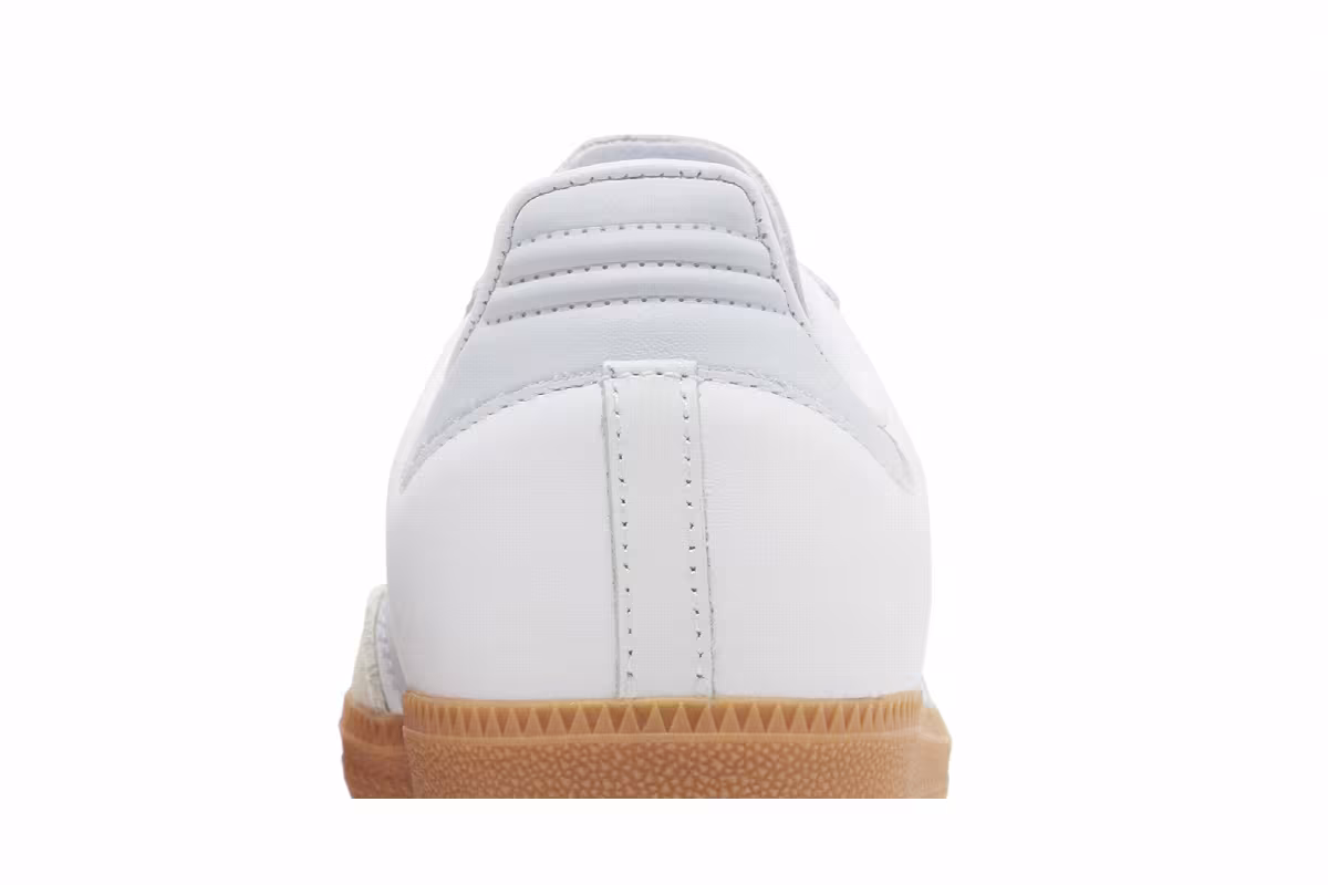 adidas Women's Samba OG White Halo Blue Gum, view 8