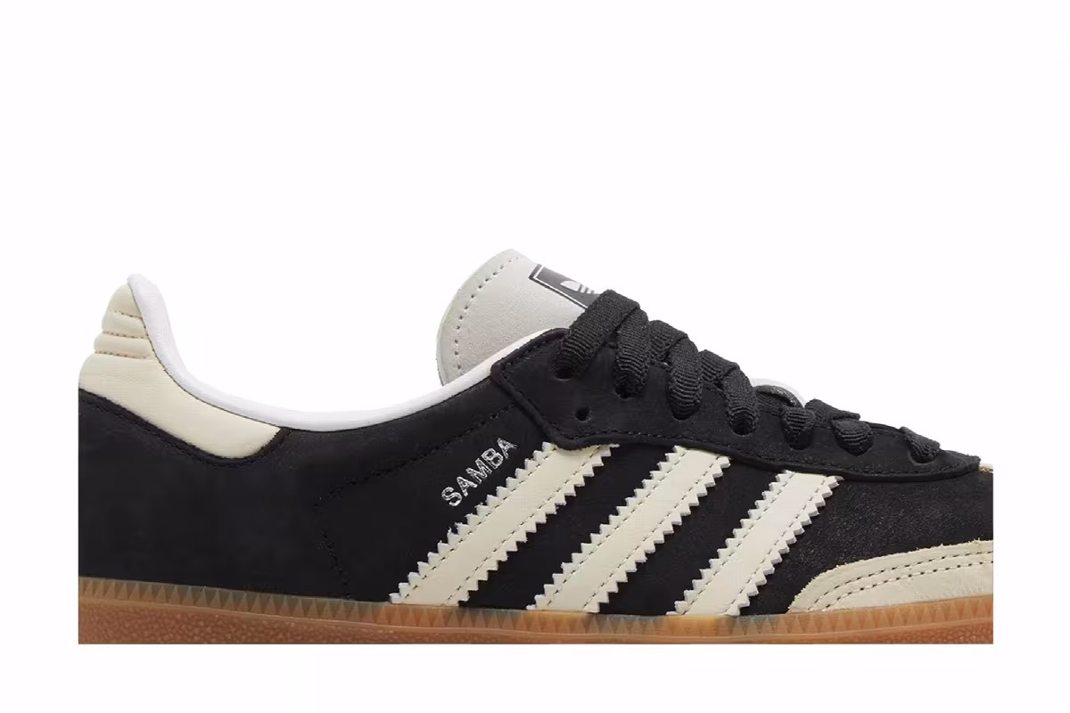 adidas Women's Samba OG Black Wonder White, view 3