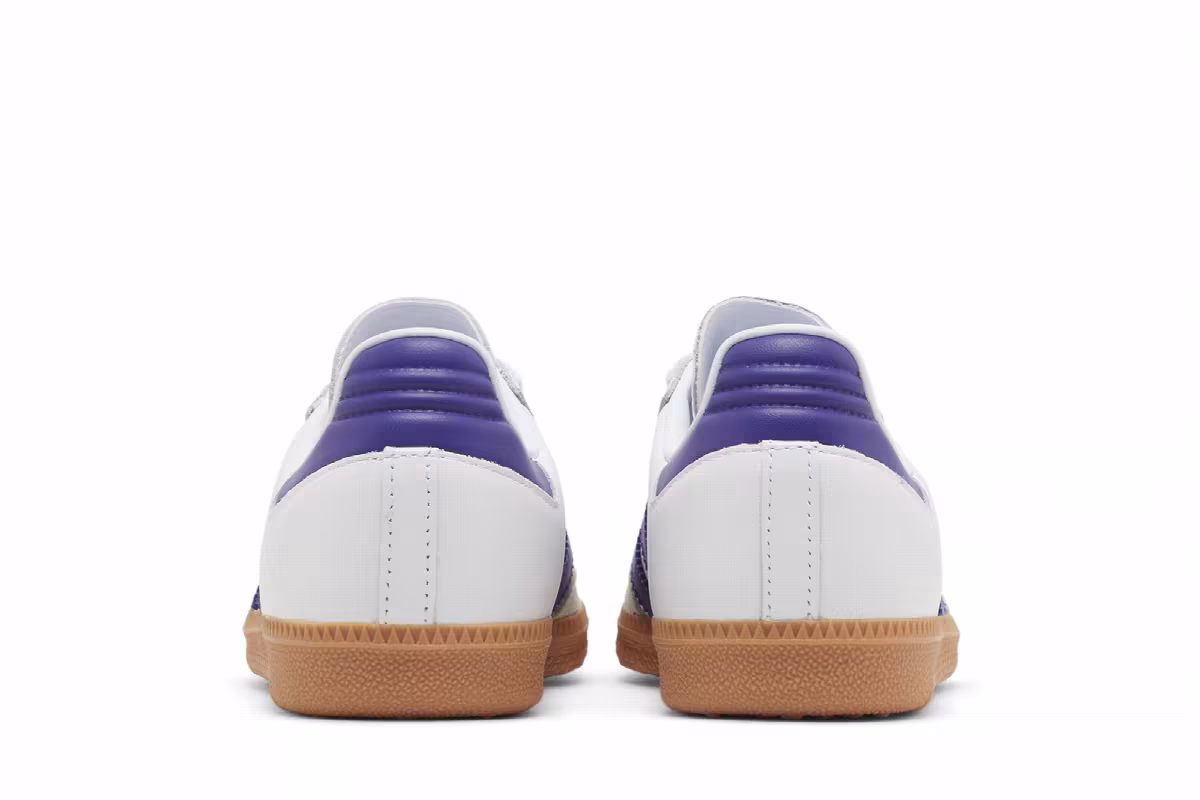 adidas Women's Samba OG White Energy Ink Gum, view 7