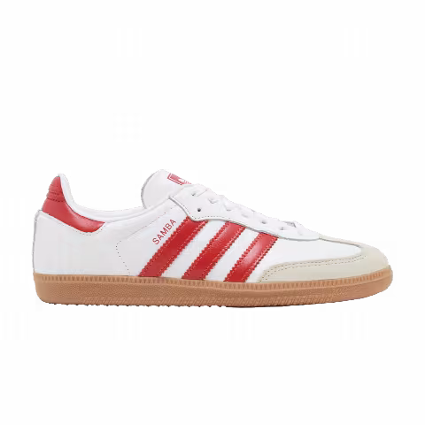 adidas Wmns Samba OG 'White Solar Red Gum'