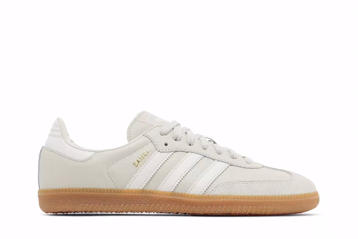 adidas Women's Samba OG Aluminium Gum, view 2