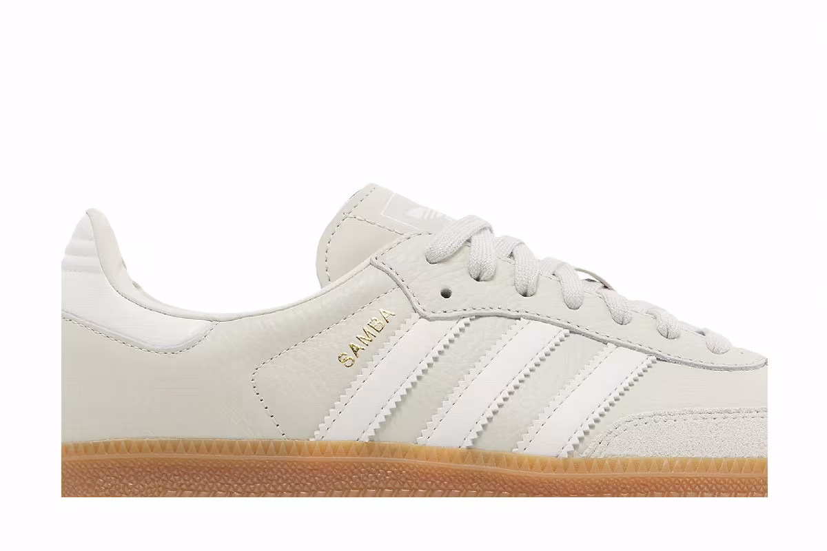 adidas Women's Samba OG Aluminium Gum, view 3