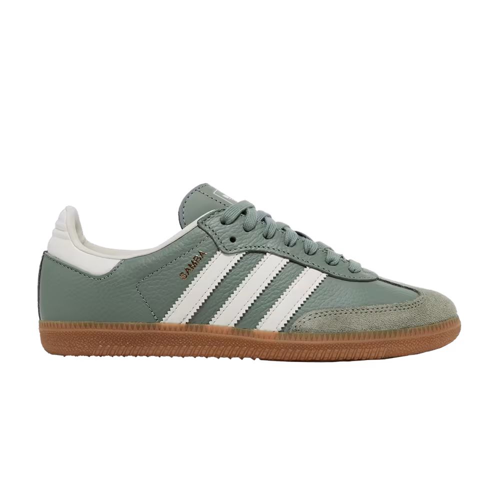 adidas Women's Samba OG Silver Green Gum