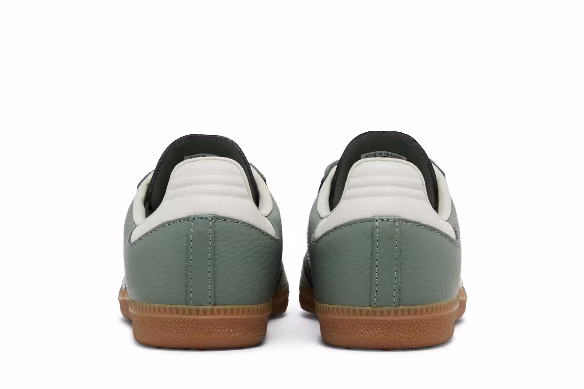 adidas Women's Samba OG Silver Green Gum, view 7